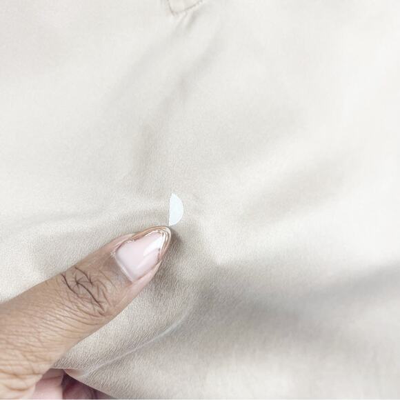 🆕 Lunya Women's Washable Silk Tank Set V-Neck Size XL in Otium Tan - Picture 6 of 8